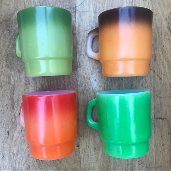 Vintage Fire King Coffee Cups - Picture 3 of 7